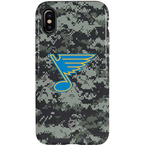 NHL St. Louis Blues Camo iPhone XS Pro Case