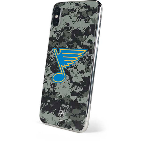 NHL St. Louis Blues Camo iPhone XS Skin