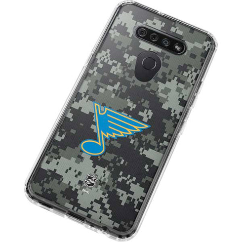 NHL St. Louis Blues Camo LG K51/Q51 Clear Case