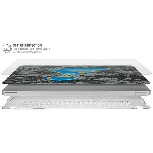 NHL St. Louis Blues Camo MacBook Air 15in (2023-2025) Case plus Skin