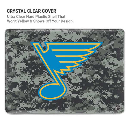 NHL St. Louis Blues Camo MacBook Pro 14in (2021-24) Case plus Skin