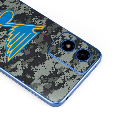 NHL St. Louis Blues Camo Moto G Play 4G (2024) Skin