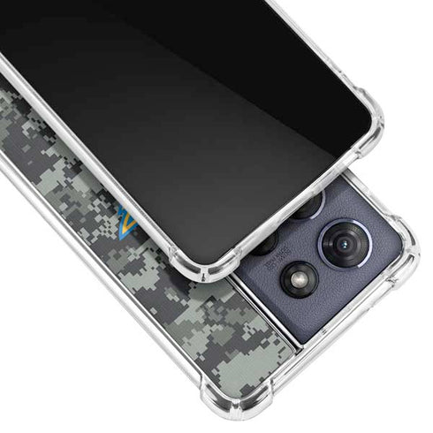 NHL St. Louis Blues Camo Moto G Stylus 5G (2025) Clear Case