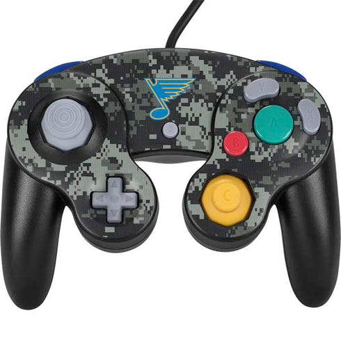 NHL St. Louis Blues Camo Nintendo Skins