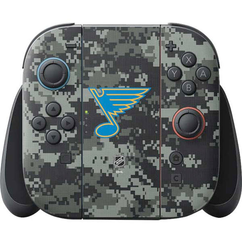 NHL St. Louis Blues Camo Nintendo Switch 2 (2025) Joy-Con Controller Skin