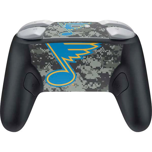 NHL St. Louis Blues Camo Nintendo Switch 2 (2025) Pro Controller Skin