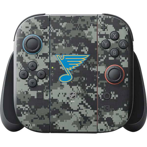 NHL St. Louis Blues Camo Nintendo Switch 2 (2025) with Joy-Con Skin