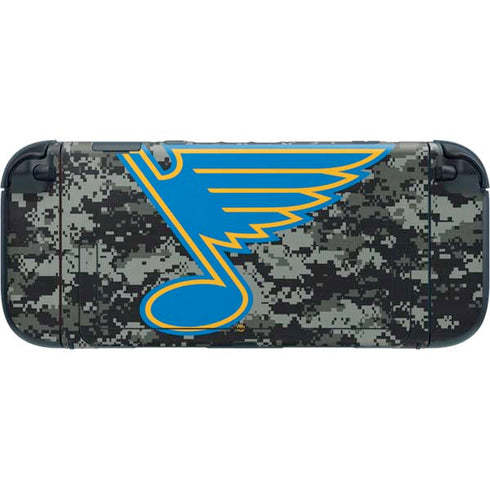 NHL St. Louis Blues Camo Nintendo Switch 2 (2025) with Joy-Con Skin