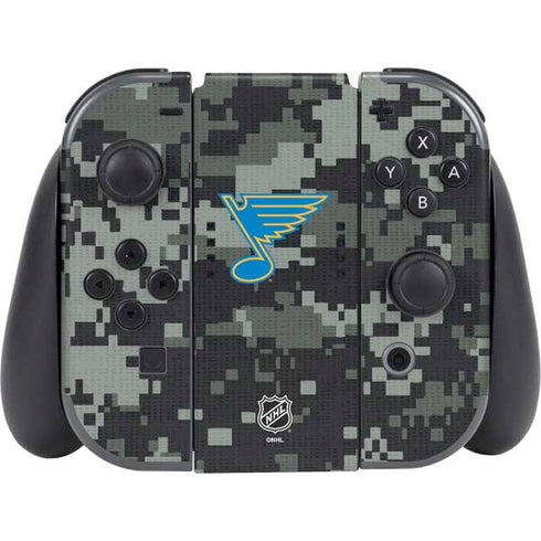 NHL St. Louis Blues Camo Nintendo Switch (2017-2021) Joy-Con Controller Skin