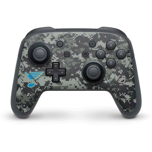 NHL St. Louis Blues Camo Nintendo Skins