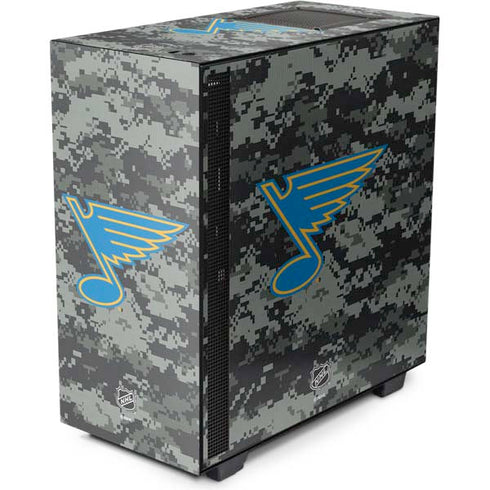 NHL St. Louis Blues Camo NZXT H510 Compact ATX Mid-Tower Case Skin