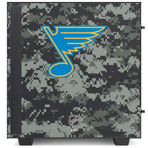 NHL St. Louis Blues Camo NZXT H510 Compact ATX Mid-Tower Case Skin