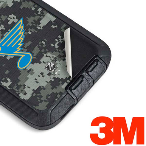NHL St. Louis Blues Camo Otterbox Defender Galaxy Skin