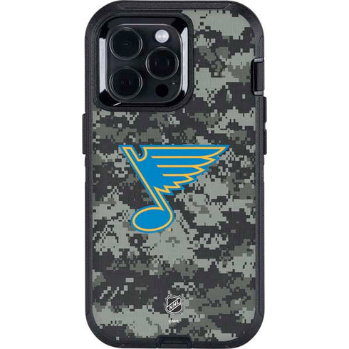 NHL St. Louis Blues Camo Otterbox Defender iPhone Skin