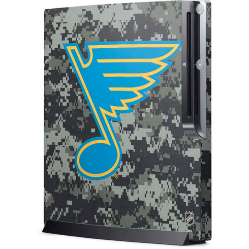 NHL St. Louis Blues Camo Playstation 3 & PS3 Slim Skin