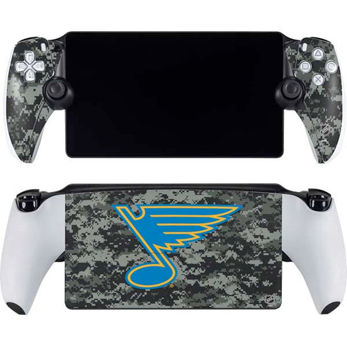 NHL St. Louis Blues Camo PlayStation Portal Remote Player Skin