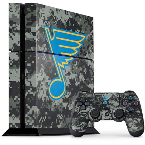 NHL St. Louis Blues Camo PlayStation PS4 Skins