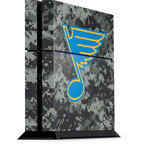 NHL St. Louis Blues Camo PS4 Console Skin
