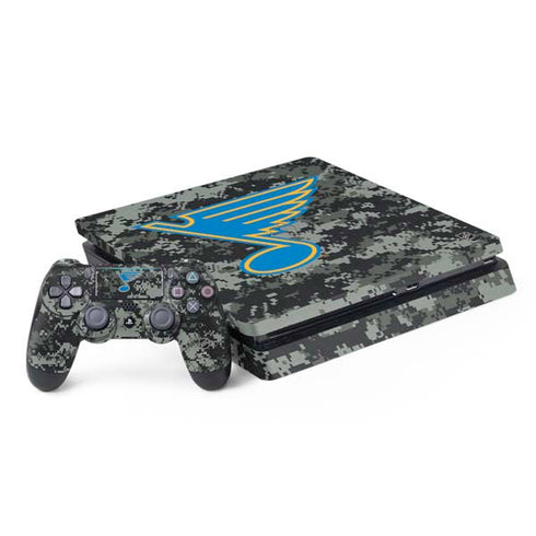 NHL St. Louis Blues Camo PlayStation PS4 Skins