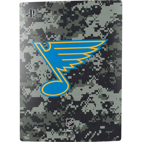 NHL St. Louis Blues Camo PS5 Console Skin