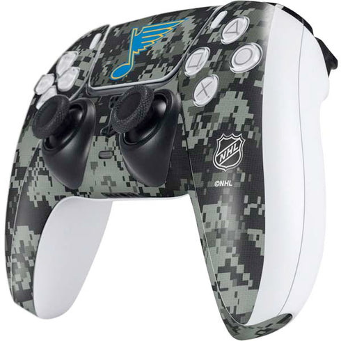 NHL St. Louis Blues Camo PS5 Controller Skin