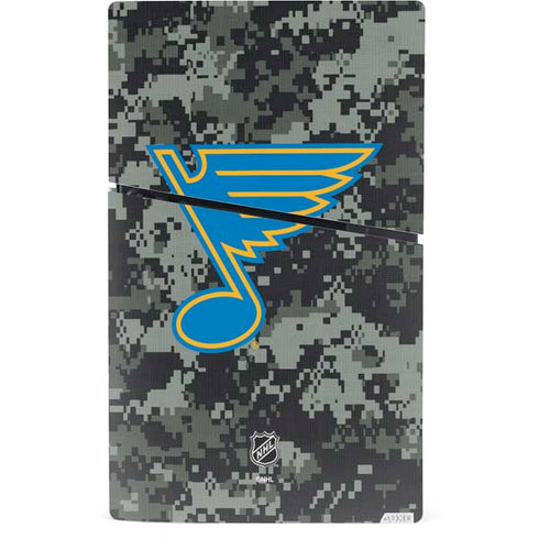 NHL St. Louis Blues Camo PS5 Slim Digital Edition Bundle Skin