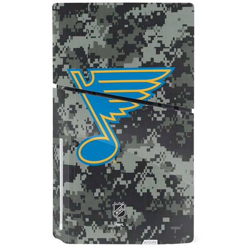 NHL St. Louis Blues Camo PS5 Slim Disk Bundle Skin