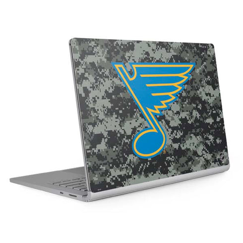 NHL St. Louis Blues Camo Surface Book 2 13.5in Skin