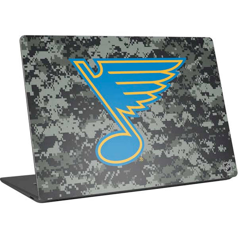 NHL St. Louis Blues Camo Surface Laptop 4 15in Skin