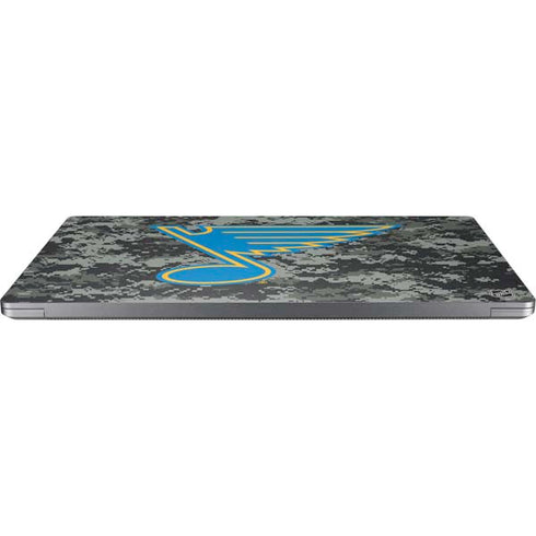 NHL St. Louis Blues Camo Universal Laptop 16.6in (13.4 x 9.7in) Skin