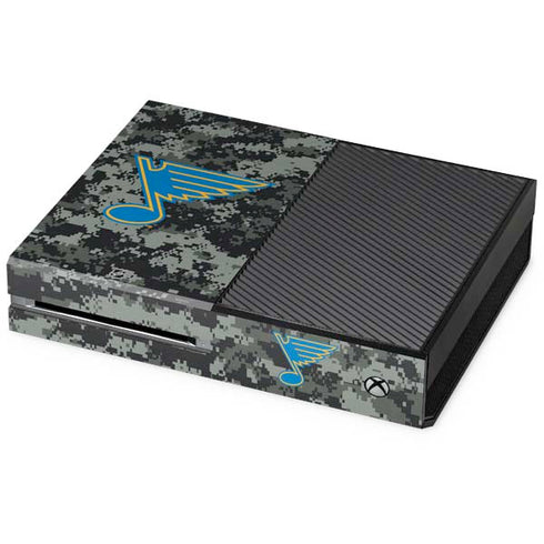 NHL St. Louis Blues Camo Xbox One Console Skin