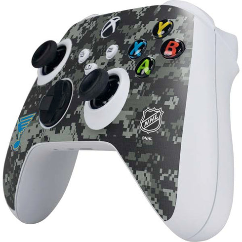 NHL St. Louis Blues Camo Xbox Series S Controller Skin