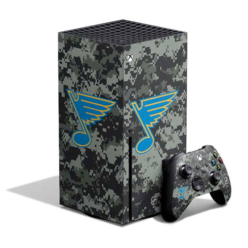 NHL St. Louis Blues Camo Xbox Series X Skins