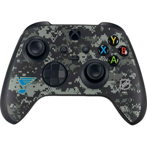 NHL St. Louis Blues Camo Xbox Series X Bundle Skin