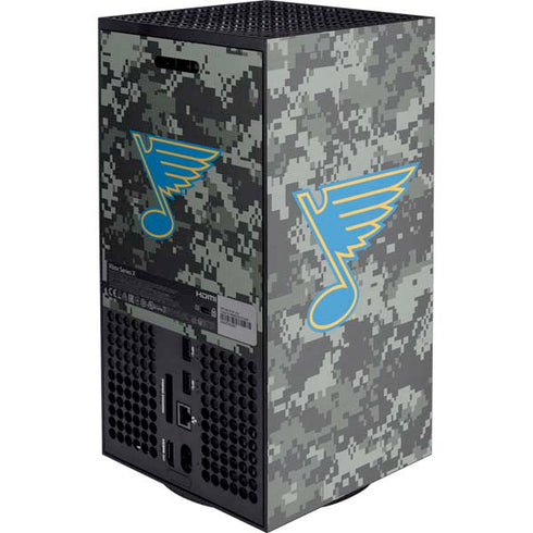 NHL St. Louis Blues Camo Xbox Series X Console Skin