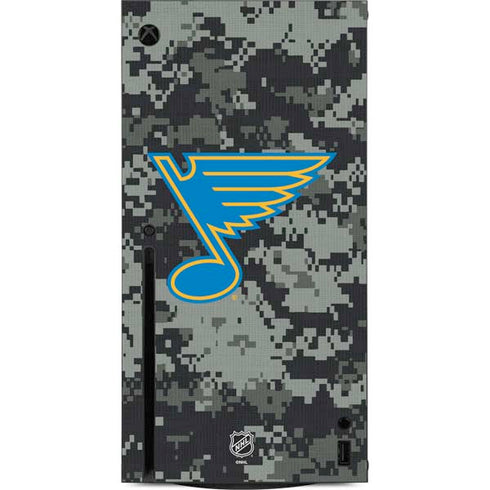 NHL St. Louis Blues Camo Xbox Series X Console Skin
