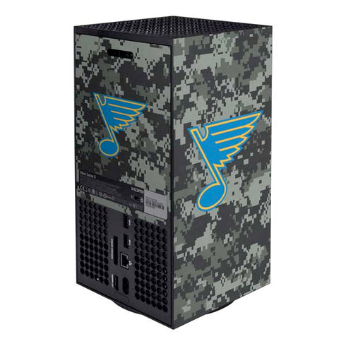 NHL St. Louis Blues Camo XBox Series X Digital Edition Bundle Skin