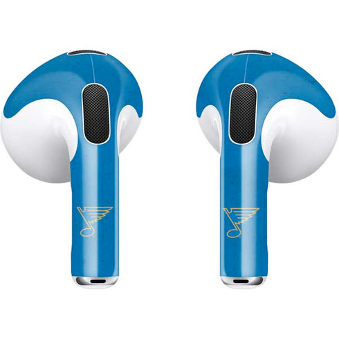 NHL St. Louis Blues Distressed Apple AirPods (3rd Gen 2021) Skin