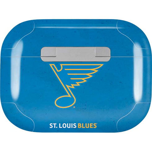 NHL St. Louis Blues Distressed AirPods Skins