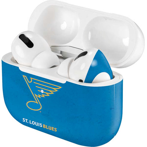 NHL St. Louis Blues Distressed Apple AirPods Pro Skin