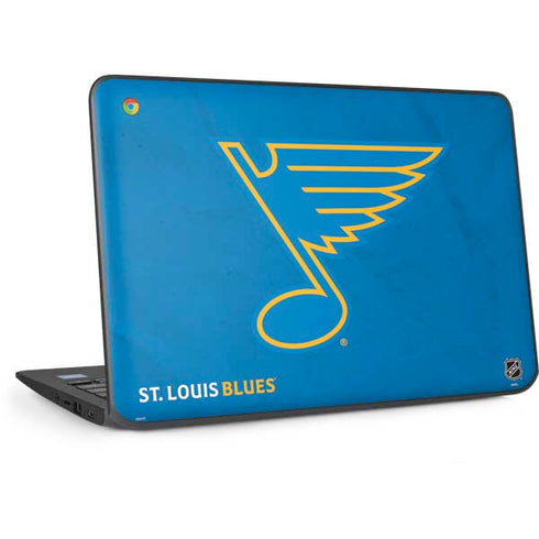 NHL St. Louis Blues Distressed HP Chromebook Skin