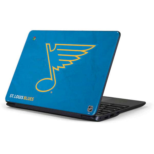 NHL St. Louis Blues Distressed Samsung Chromebook Skin
