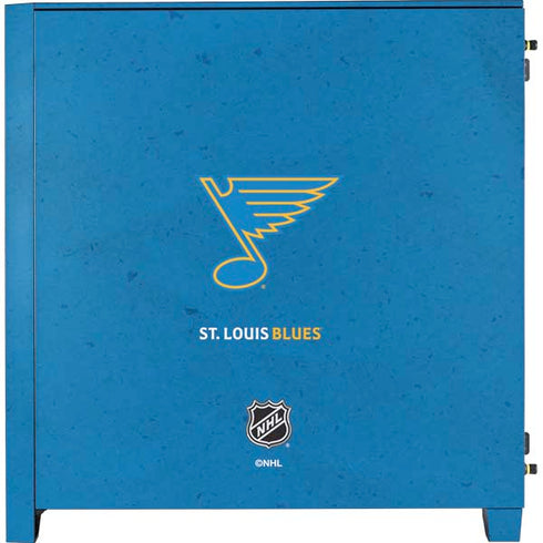 NHL St. Louis Blues Distressed Corsair 4000D Tempered Glass Mid-Tower ATX Case Skin