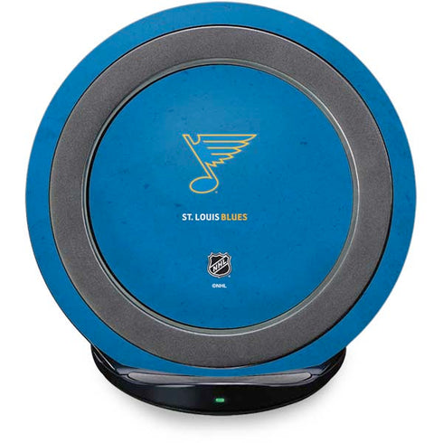 NHL St. Louis Blues Distressed Fast Charge Wireless Charging Stand Skin