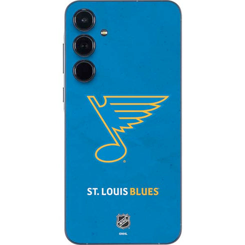 NHL St. Louis Blues Distressed Galaxy A35 5G Skin