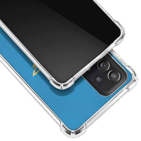 NHL St. Louis Blues Distressed Galaxy A72 5G Clear Case