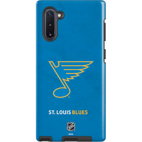 NHL St. Louis Blues Distressed Galaxy Note 10 Pro Case