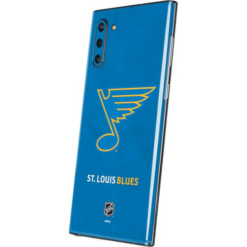 NHL St. Louis Blues Distressed Galaxy Note 10 Skin