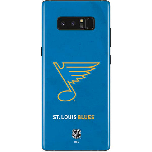 NHL St. Louis Blues Distressed Galaxy Note 8 Skin