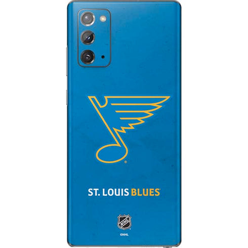 NHL St. Louis Blues Distressed Galaxy Note20 5G Skin